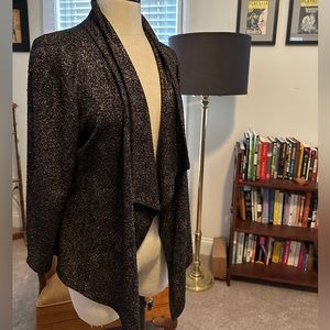 Clara Sun Woo Metallic Flecked 3/4 Stretch M